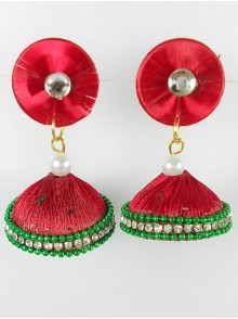 Silk Thread Earrings